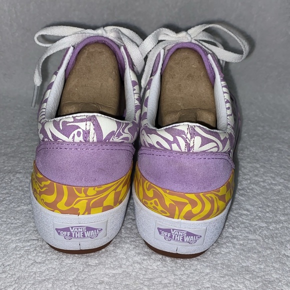 Vans Old Skool Stacked Wavy Daze Lilac Platform Sneakers Womens Size 6.5 36.5 - Picture 3 of 9
